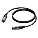 PROCAB XLR vyri&scaron;kas&ndash;XLR moteri&scaron;kas 1 m