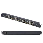 Extralink PoE Injector 16 prievadų 16x 100Mb/s RJ45, montuojamas į stelažą