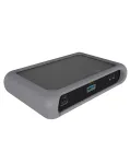 ICY BOX IB-HUB801-TB4 Thunderbolt 4 centrinis mazgas 40000 Mbit/s Antracitas, Juoda