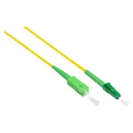 Pataisinis laidas LWL Simplex OS2 (vienmodis, 9/125) LC (APC) / SC (APC), LSZH, 10 m, Good Connections (LW-S910LASA)