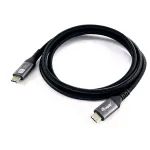 USB4 Gen3x2 C&ndash;C kabelis EQUIP 128380, 0,5 m, PD 3.1 240W, 40 Gbps, 8K/60Hz, juodas