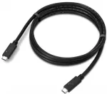 USB kabelis Lenovo USB4 Gen 2x2 4X91U92143, USB‑C į USB‑C, 1,5 m, 20 Gbit/s, juodas
