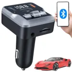 EXTRALINK Bluetooth FM siųstuvas su 2 USB įkrovimo prievadais ir MicroSD kortelės lizdu