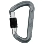 Rock Empire Racer S screw gate karabinas, pilkas