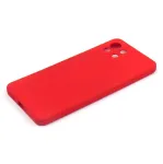Evelatus Nano Silicone Case Soft Touch TPU, skirtas Xiaomi Mi 11 Lite / 11 Lite 5G / 11 Lite 5G NE - Raudona