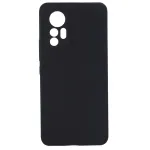 Evelatus Xiaomi 12 Lite Premium Soft Touch Silicone Case Black