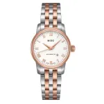 MIDO Baroncelli Lady moteri&scaron;kas laikrodis M76009N61 29mm rožinio aukso PVD nerūdijantis plienas
