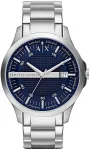 ARMANI EXCHANGE AX2132 analoginis kvarcinis laikrodis vyrams 46 mm nerūdijančio plieno
