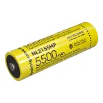 Nitecore NL2155HP 21700 Li-ion akumuliatorius 5500mAh 3,6V su apsauga ir i&scaron;kilusiu teigiamu kontaktu