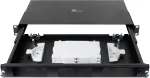 GETFORT GF-FO-MOD 1U 19 inch skiriamoji optinė panelė, 3 modulių lizdai, juoda