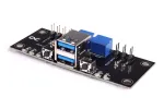 Alphacool ES serverio korpuso priekinis I/O skydelis su USB 3.0 ir kabeliais (25057)