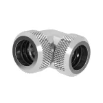 Barrow Multi-Link adapter 90&deg; kietajam vamzdeliui 12 mm AD prie 12 mm AD TWT90KNS-K12 sidabrinis