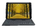 Logitech Universal Keyboard and Folio Case 9&ndash;10 colių plan&scaron;etėms, Bluetooth 3.0, QWERTZ &scaron;veicari&scaron;kas voki&scaron;kas i&scaron;dėstymas, Graphite
