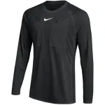 Nike Dri-FIT Referee III Ilgo Rankovės Vyri&scaron;ki Futbolo Teisėjo Mar&scaron;kinėliai Juodi HV8326 010 Dydis S
