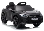 LEAN CARS Audi A5L HL788 juodas 12V elektrinis automobilis su tėvų nuotolinio valdymo pultu, LED žibintais, MP3, EVA putplasčio ratais, eko-odos sėdyne, 30 kg maksimali apkrova, vaikams nuo 3 iki 8 metų