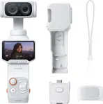 Insta360 Luna Ultra Standard Bundle ki&scaron;eninė gimbalinė kamera, Stellar White (LUNA02)