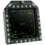 Moza Racing AMPCD Display Panel - 5 colių IPS LCD, 800x480, 60Hz, USB-C, aliuminis, skirtas R5/R9/R16/R21