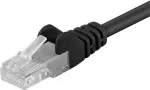 DSIT CAT 5e U/UTP tinklo jungiamasis laidas, 0,25 m, juodas, CCA, RJ45, Gigabit Ethernet