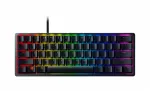 Laidinė optomechaninė žaidimų klaviatūra Razer Huntsman Mini 60%, &scaron;iaurieti&scaron;kas i&scaron;dėstymas, RGB, juoda (RZ03-03391300-R3N1)