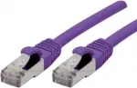 Exertis Connect 858516 Cat6a S/FTP tinklo kabelis, 1m, violetinės spalvos, RJ45, 10Gbps, 500MHz
