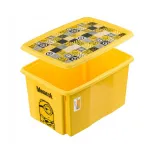 keeeper Dėžė su dangčiu 45L Karolina &ldquo;Minions Mosaic&rdquo; 55,5x40x30cm Geltona