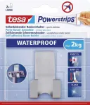 tesa Powerstrips WAVE WATERPROOF nerūdijančio plieno skustuvo laikiklis, 1 vnt.