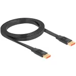 DeLOCK DisplayPort plok&scaron;čias juostinis kabelis 8K 60 Hz 2 m