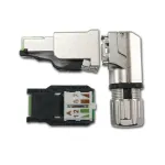 Teleg&auml;rtner MFP8-4x90 Cat.6A lauke montuojamas RJ45 ki&scaron;tukas, T568A, ekranuotas, daugiakryptis J00026A4004