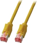 EFB-Elektronik RJ45 Cat.5e S/UTP PUR tinklo kabelis, 1m, geltonas, skirtas grandininiams kabelių kreiptuvams, K8032.1