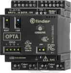 Finder Programuojama loginė relė (PLR) PLC valdymo modulis, 24 V DC, 8 skaitmeniniai įėjimai, 4 analoginiai įėjimai, 4 relės i&scaron;ėjimai, 8 A, LCD ekranas, DIN bėgelio montavimas, 8A.04.9.024.832C