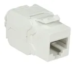 DS-IT CAT6a UTP Keystone tinklo lizdas - be įrankių - baltas (DS-KC-UTP6A-TL-W)