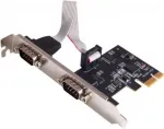 Dexlan 306588 2 prievadų RS232 PCI Express x1 serijinis adapteris su žemo profilio laikikliu