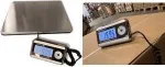 Little Balance LB 8371 Pro e-200 skaitmeninės siuntų svarstyklės, 200 kg talpa, 50 g tikslumas, nerūdijančio plieno platforma, atskiras LCD ekranas