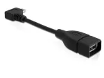 USB laidas DeLOCK 83104 Micro-USB B į USB A 0,11 m juodas