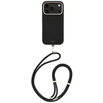 UNIQ Coehl Mirelle magnetinio įkrovimo dėklas, skirtas Apple iPhone 17 Pro, Ebony