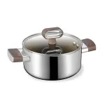 Maestro TITANCORE MR-3560-26 puodas su dangčiu, 26 cm, 5,2 L