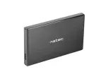 NATEC RHINO GO korpusas USB 3.0 2,5'' SATA HDD/SSD, juodas aliuminis