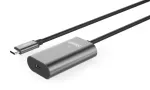 USB laidas UNITEK U305A 5 m USB 3.2 Gen 1 USB-C pilkas