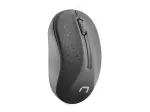 Belaidė optinė biuro pelė NATEC Toucan Office RF &ndash; ambidekstrinė, 1600 DPI, 3 mygtukai, ratukas, pilka/juoda