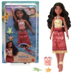 Disney Vaiana 2 plaukiojanti Tautai Vaiana mados lėlė su 2 aksesuarais ir besikeičiančia spalva liemene