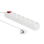 Microconnect GRU006W ilgintuvas 1,8 m 6 ki&scaron;tukinių lizdų Vidiniam naudojimui Baltas