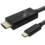 Techly IADAP-USBC-HDMI5TY vaizdo kabelio adapteris 5 m USB Type-C &rarr; HDMI Type A (standartinis) juodas