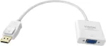 Vaizdo kabelio adapteris Vision TC-DPVGA 0,22 m VGA DisplayPort Baltas