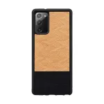 Dėklas Samsung Galaxy Note20 Man and Wood silkės ra&scaron;to nero juoda