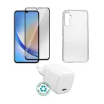 Priedų rinkinys eSTUFF, skirtas Samsung Galaxy A14, ES-KIT-SAMGALA14 &ndash; įkrovimo ir ry&scaron;io sprendimas