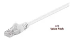 Microconnect V-UTP515WVP tinklo kabelis baltas 15 m Cat5e U/UTP