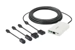 Hanwha XNB-6001 IP kamera (box tipo), vidaus patalpoms, 2 MP, PoE, skaitmeninis PTZ, dramblio kaulo spalvos