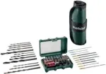 Priedų rinkinys Metabo 691095000 &mdash; 55 dalių, gręžimo ir suktuvų priedai