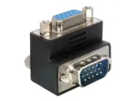 Delock Adapter VGA Ki&scaron;tukas/Lizdas 90&deg; kampu (65171)