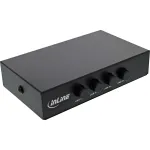 InLine USB 2.0 jungiklis rankinis USB-A įrenginys 4 kompiuteriams laidinis